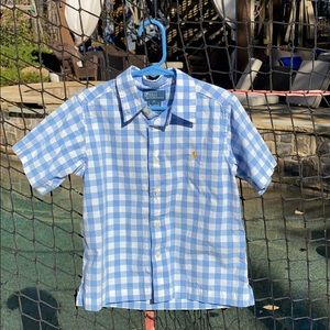 Boys button down polo shirt